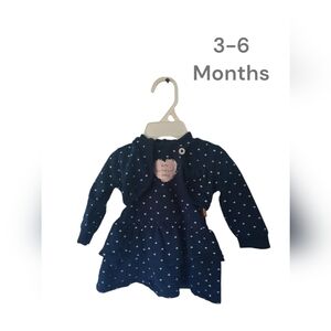 DIRKJE 3-6 months dress and bolero‎ set